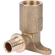 Угольник STOUT настенный с длинным нарезным патрубком 16-Rp 1/2