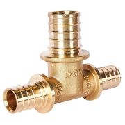 Тройник переходной STOUT 25x32x25 для труб из сшитого полиэтилена аксиальный