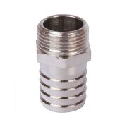 Штуцер STOUT НР никелированный 1/4 x10