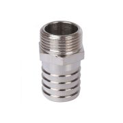 Штуцер STOUT НР никелированный 3/8 x12