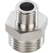 Ниппель НН STOUT переходной никелированный 1/2X1/4