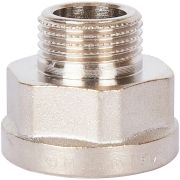 Переходник STOUT под ключ ВН никелированный 1/2 x3/8