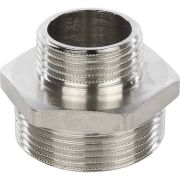 Ниппель НН STOUT переходной никелированный 1 1/2X1
