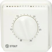 Комнатный проводной термостат STOUT TI-N с переключателем зима-лето и светодиодом