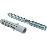 Шпилька сантехническая STOUT М8*100мм с дюбелем М 10*50