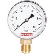 Манометр радиальный ROMMER 80 мм 1/2