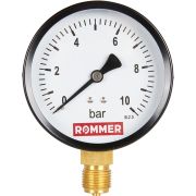 Манометр радиальный ROMMER 100 мм 1/2