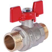 Кран шаровой ROMMER 3/4 НР/НР, ручка бабочка