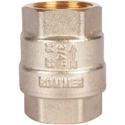 Клапан обратный пружинный муфтовый с металлическим седлом ROMMER 3/4