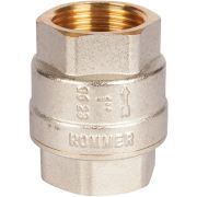 Клапан обратный пружинный муфтовый с пластиковым седлом ROMMER 1