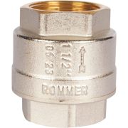 Клапан обратный пружинный муфтовый с пластиковым седлом ROMMER 11/2