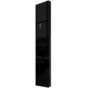 Дизайн-конвектор STOUT LUNA 400x1400 прав 1.8 кВт шнур Glass RAL9005 BI