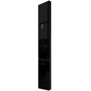 Дизайн-конвектор STOUT LUNA 400x1800 прав 1.25 кВт шнур Glass RAL9005 BI