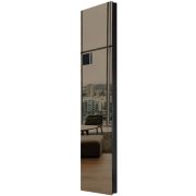 Дизайн-конвектор STOUT LUNA 300x1200 прав 1.4 кВт шнур RAL9005 Mirror bronze BI