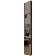 Дизайн-конвектор STOUT LUNA 300x1600 прав 1.1 кВт шнур RAL9005 Mirror bronze BI