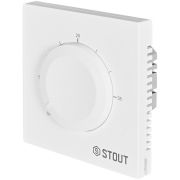 Термостат теплого пола STOUT STE-2001 16А белый
