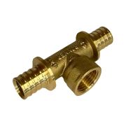 Тройник-переходник с внутренней резьбой ROMMER 20xG 3/4 для труб из сшитого полиэтилена аксиальный
