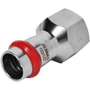 Переходник ROMMER ВПр-ВР 15х1/2 из нержавеющей стали прессовой