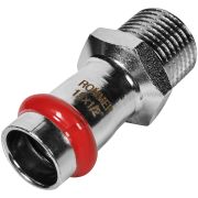 Переходник ROMMER ВПр-НР 15х1/2 из нержавеющей стали прессовой