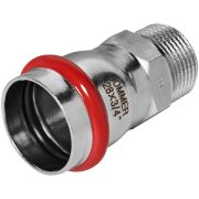 Переходник ROMMER ВПр-НР 28х3/4 из нержавеющей стали прессовой