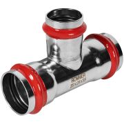 Тройник ROMMER переходной ВПр 35х28х35 из нержавеющей стали прессовой